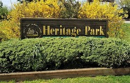 Photo of a sign for Heritage Park