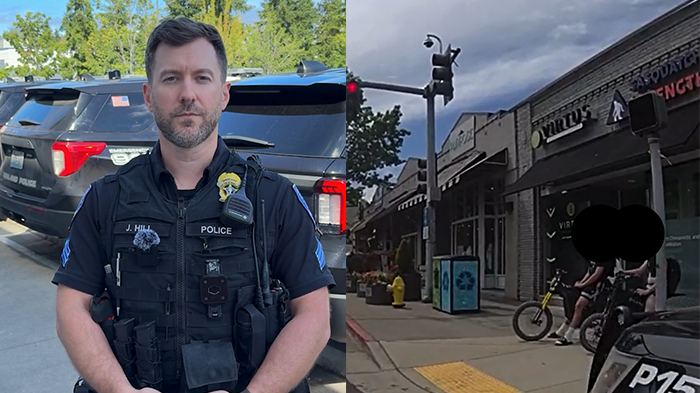 E-Bike Safety Video Thumbnail showing Sgt. Hill of KPD