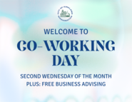 graphic with Co-Working Day event and date info