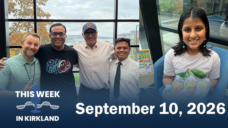 'This Week in Kirkland' hosts and guests for Sept. 10, 2026 episode