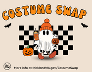 Graphic promoting costume swap