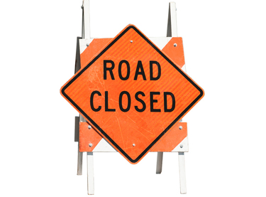 Road Closed Sign