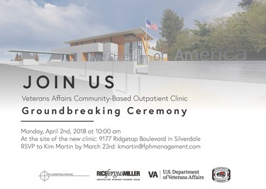 VA Clinic groundbreaking invite
