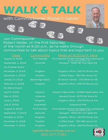 Walk & Talk Commissioner Gelder