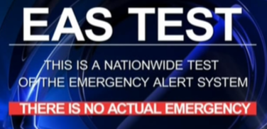 National test of the Emergency Alert System set for today