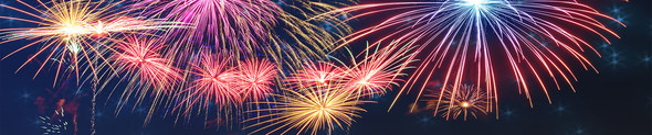 Fireworks Banner no words
