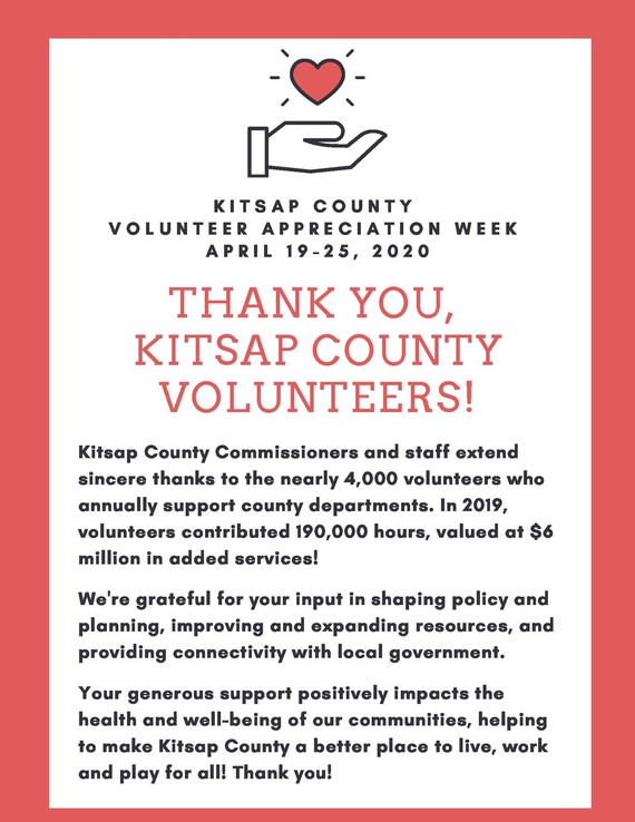 Celebrate Kitsap County Volunteers