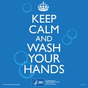 keep calm wash hands