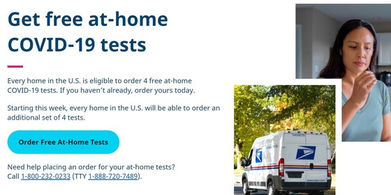 Federal at-home test kits