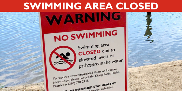 swimming area closed