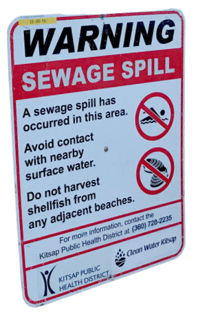 sewage spill