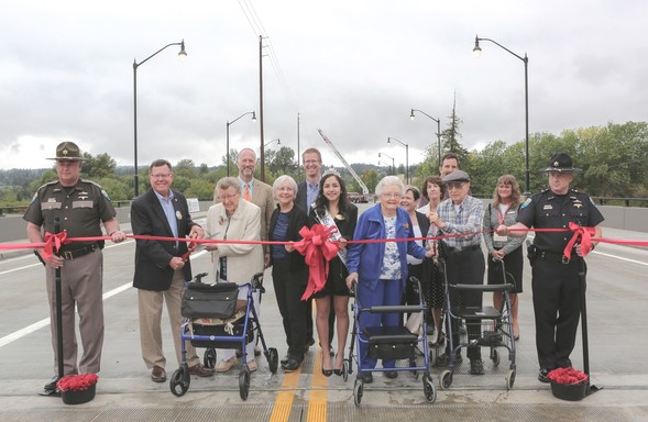 Bucklin hill ribbon cutting