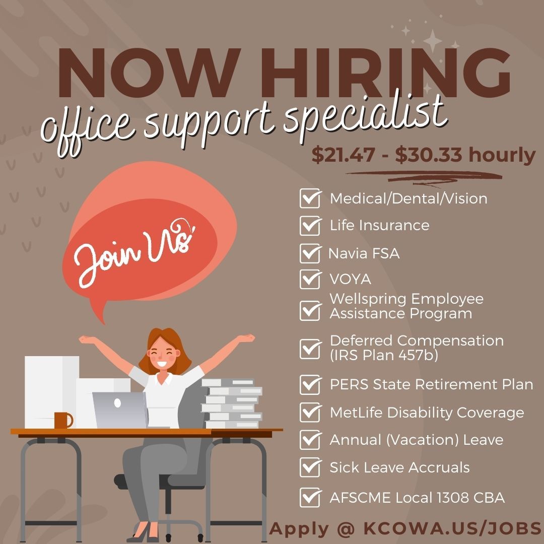 Kitsap County Office Support Specialist Employment Opportunity
