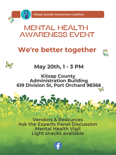 mental health awareness event flyer