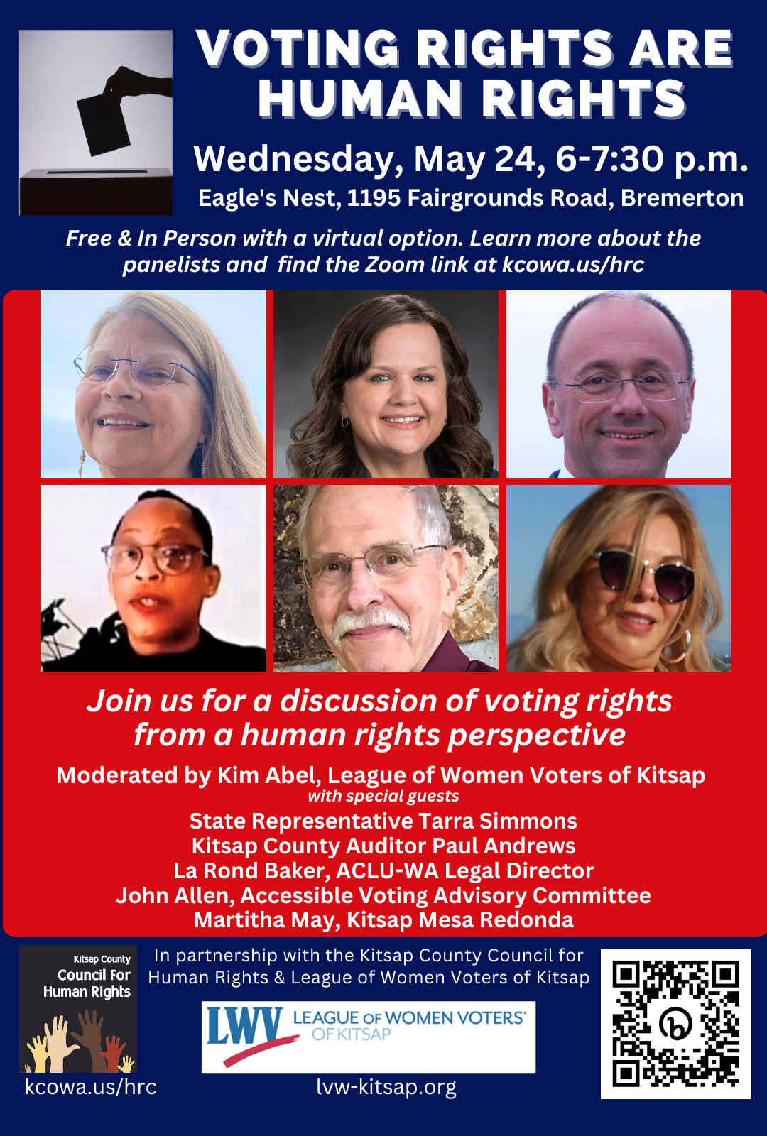Voting Rights Are Human Rights Forum May 24 2808