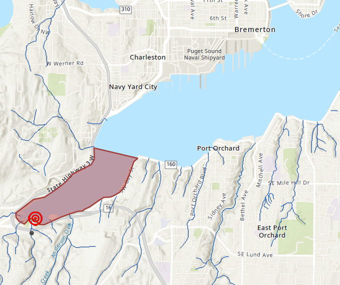 sinclair sewage map