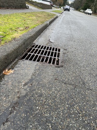 storm drain on street