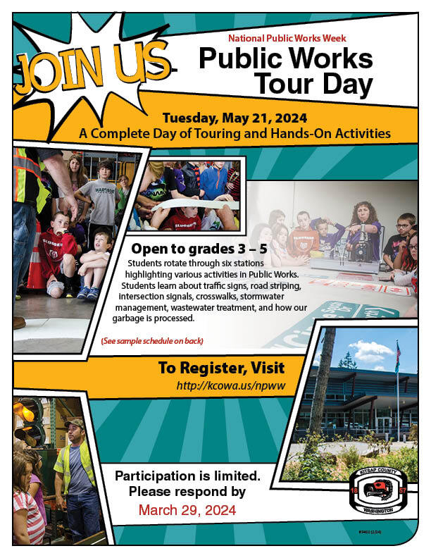 Field trip opportunity with Kitsap Public Works May 21