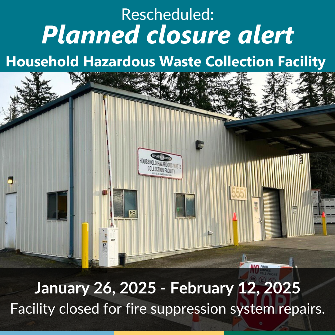 HHW planned closure alert