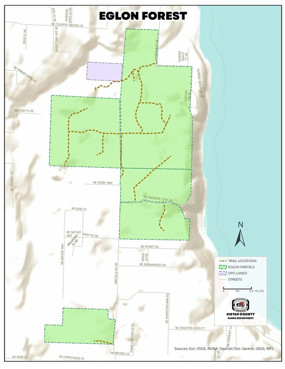 Eglon Forest Map