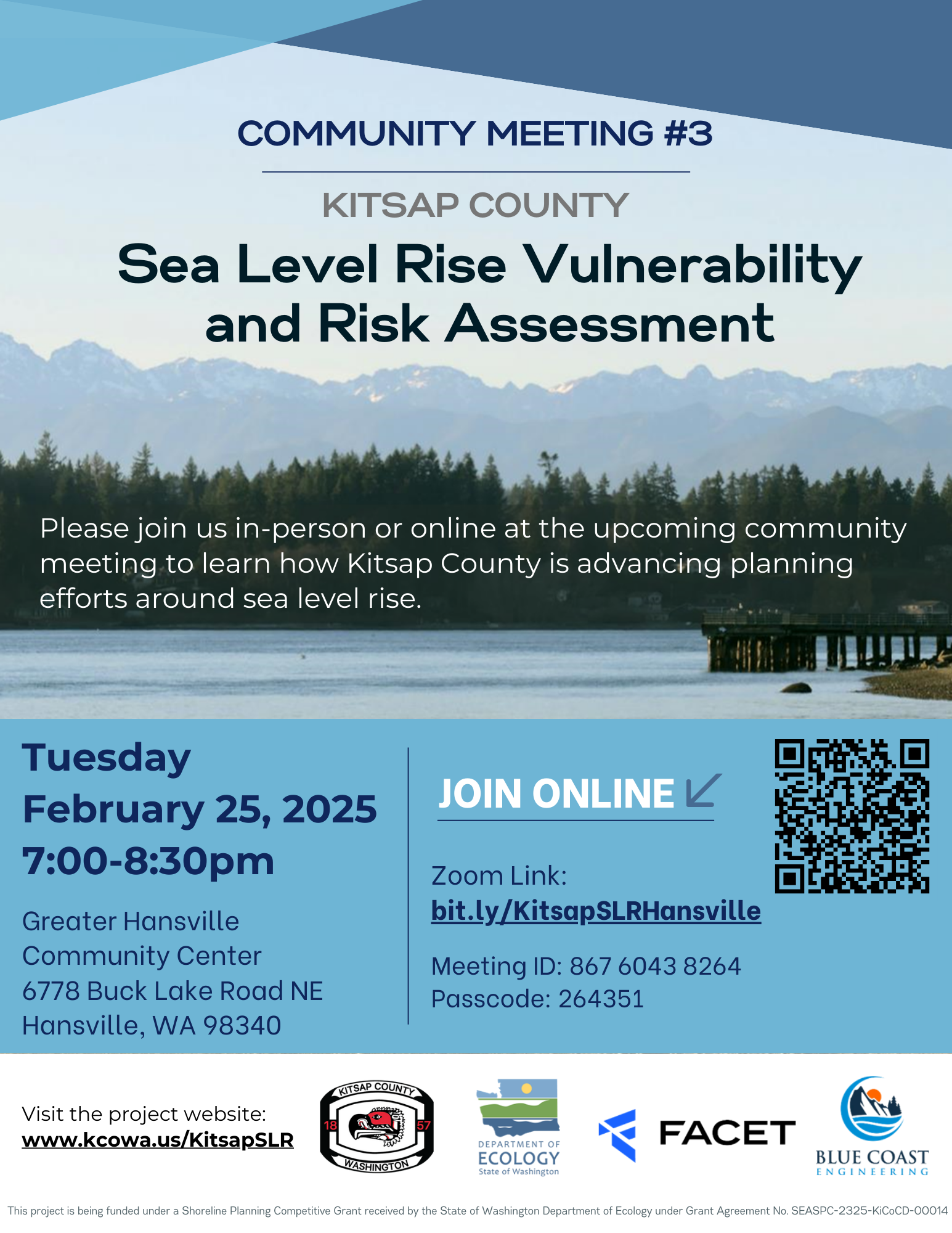 Sea Level Rise Assessment Public Meeting #3 Notice