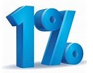 1%
