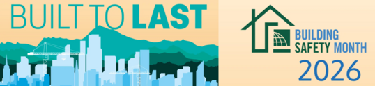 City background logo for Building Safety month 2026