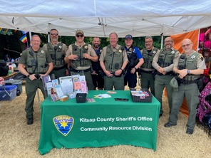 Sheriff's Office employees at an outreach event