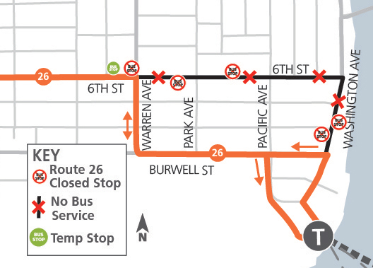 KT Rider Alert: Update - Routes 26, 202 & 222 Construction Detour, 11/2 ...