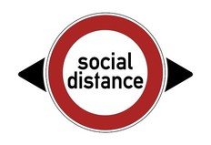 Social Distancing graphic