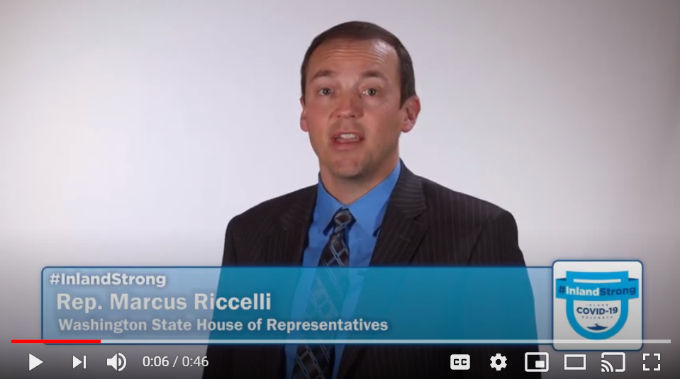 Rep. Marcus Riccelli public service announcement video on food continuity