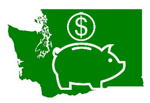 WA Map Piggy Bank
