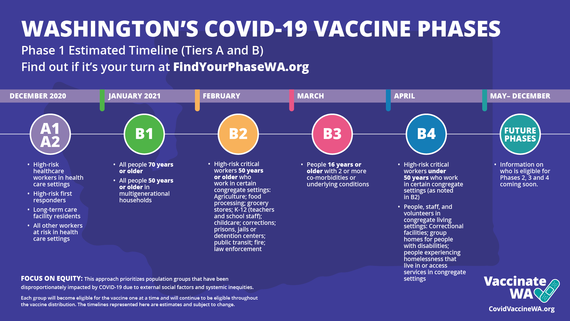Vaccination Phases Infographic