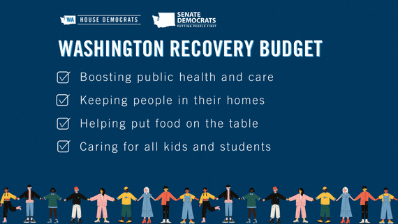 2021-23 Washington Recovery Budget investments gif