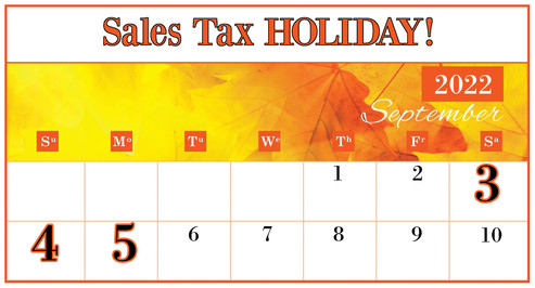 sales tax holiday1