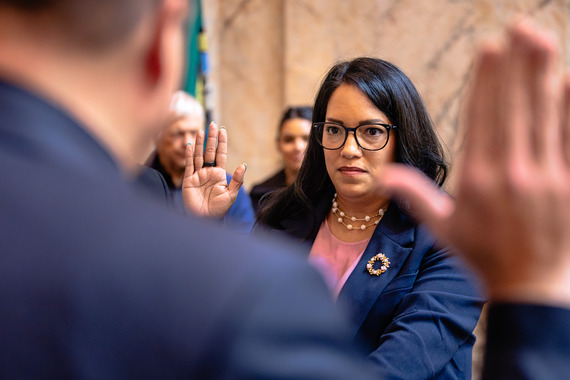 swearing in