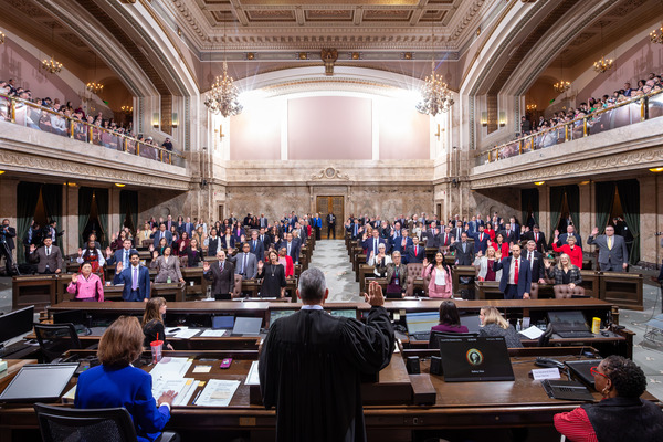 swearing in