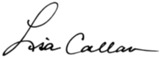 Rep. Callan Signature