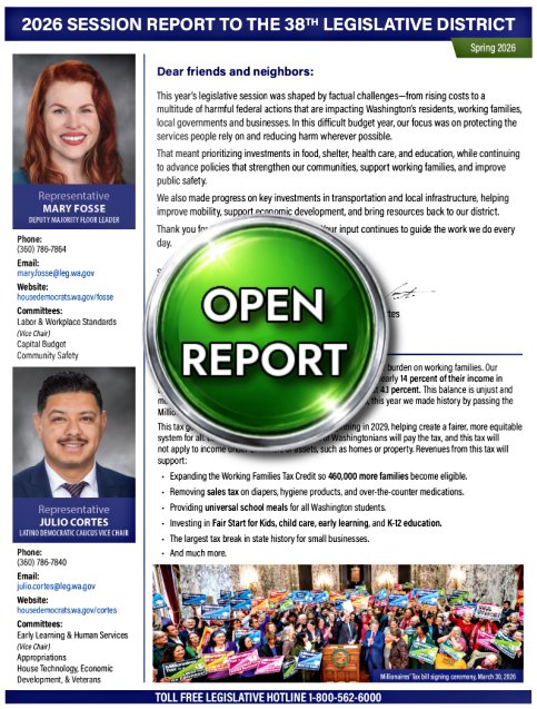 38th District 2026 Session Report