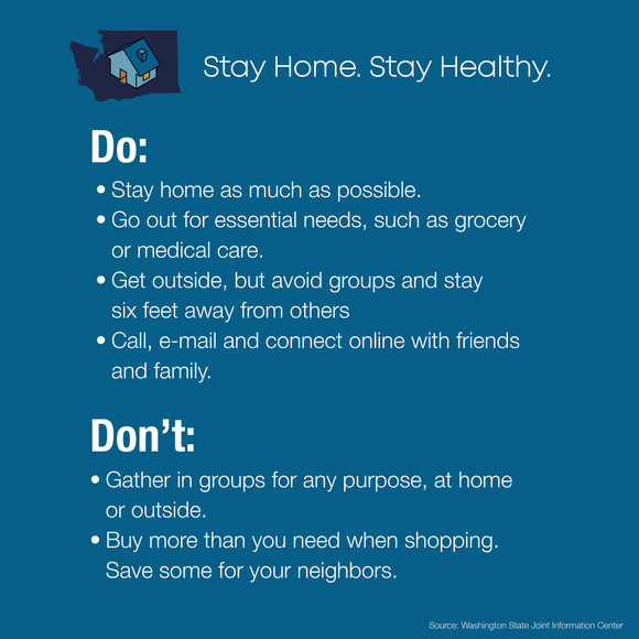 Stay Home, Stay Healthy order