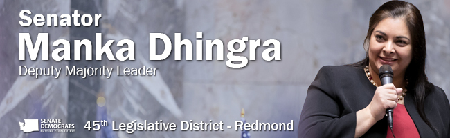 Sen. Dhingra E-Newsletter Banner