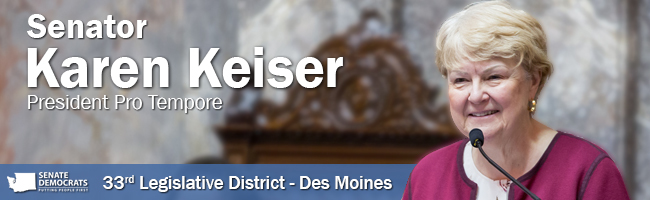 Sen. Keiser E-Newsletter Banner