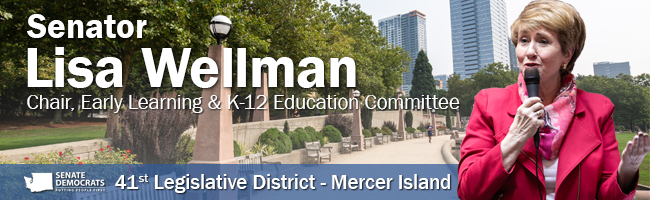 Washington State Senator Lisa Wellman - E-Newsletter banner