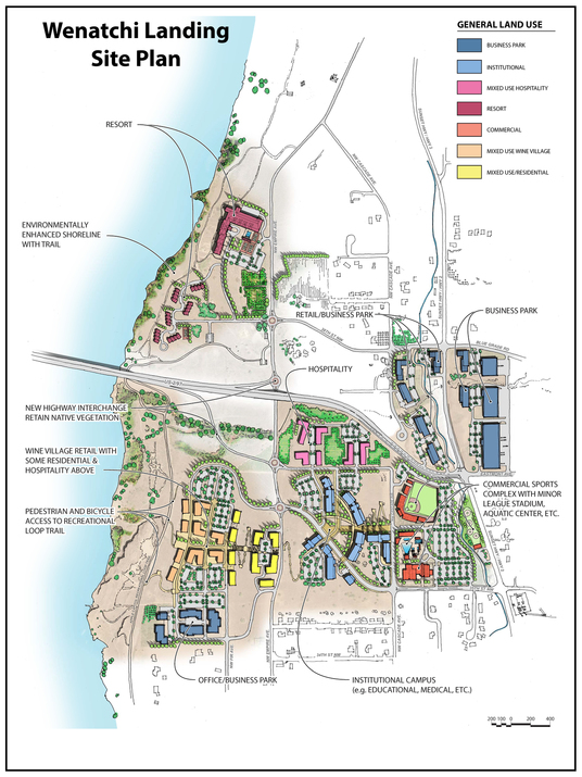 Wenatchi Landing site plan