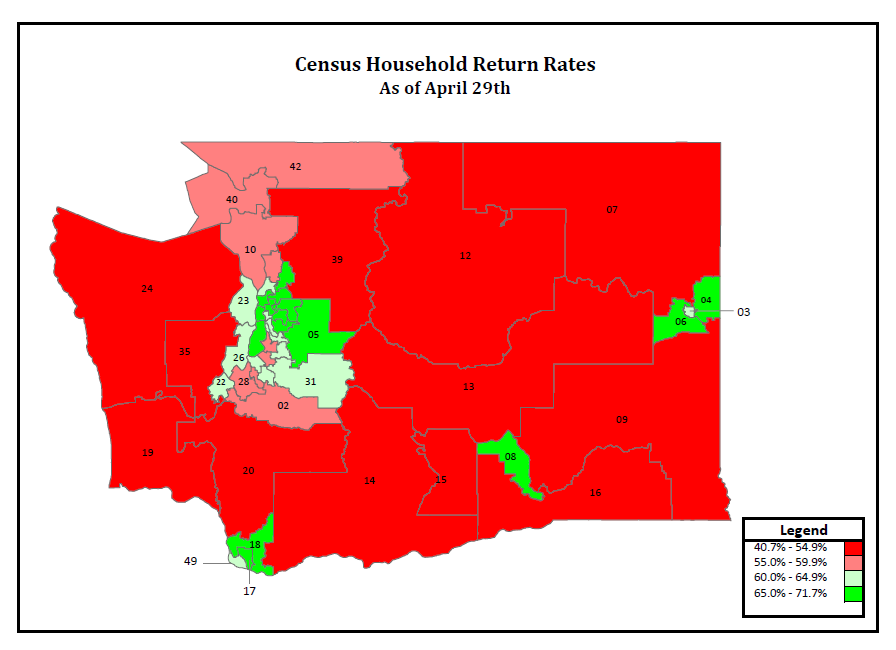 Census return state map as of 4-29-20
