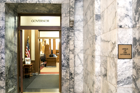 Governor's office entrance