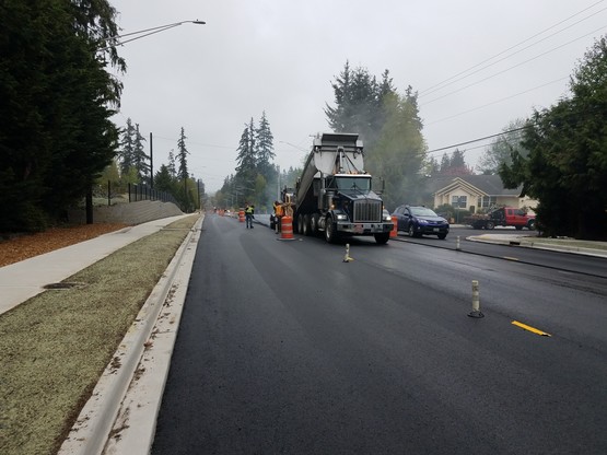 Paving 36th Ave W
