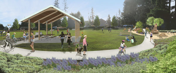South Lynnwood Park Renovation Rendering