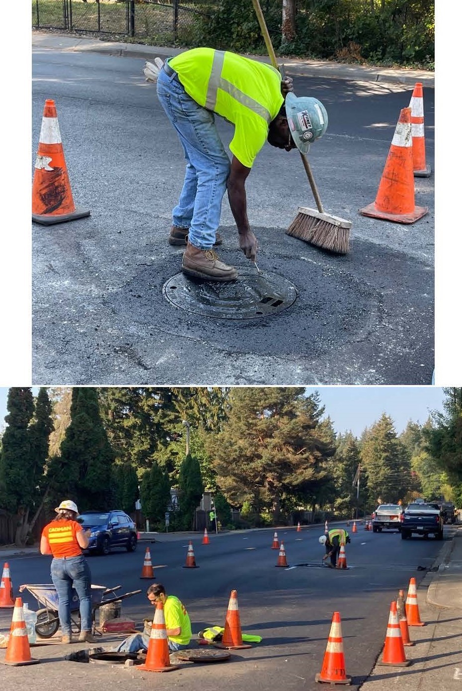 Crews raise utilities along 176th ST SW