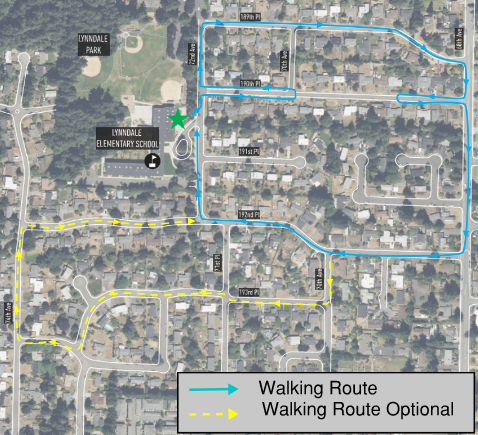 School Safety - Walking Open House Route